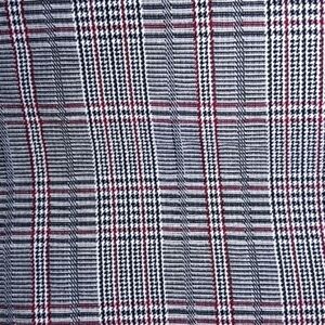 Vintage '70s Grey Plaid Mens Dress Pants